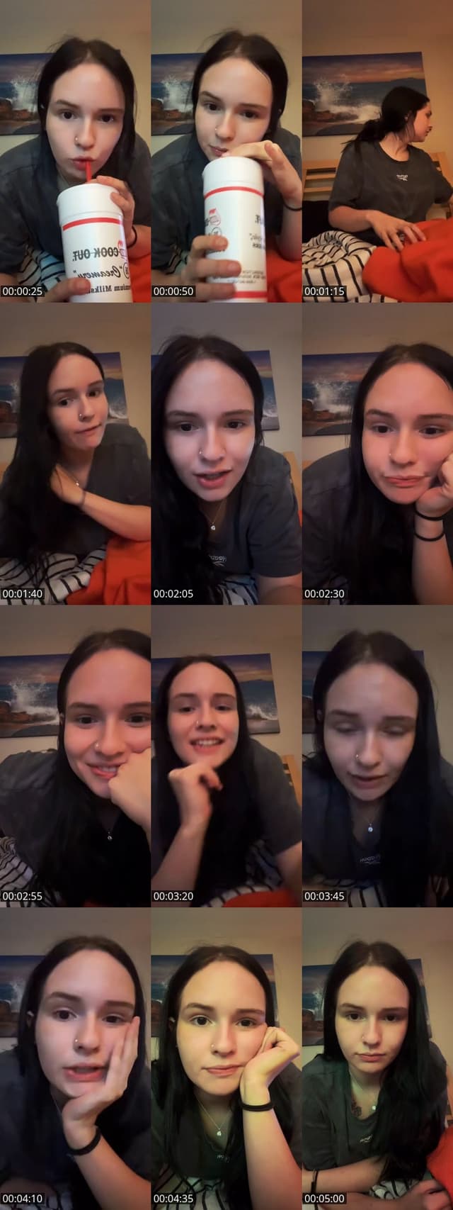 TikTok live: chill nd smoke by @leahhfaithhh
