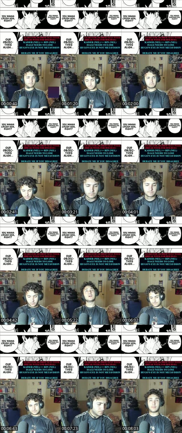 Past TikTok live: BLUE LOCK DEBATE STREAM by @aerosassain