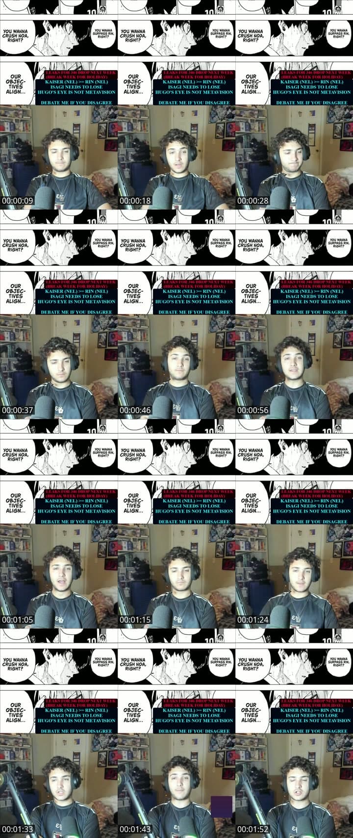 BLUE LOCK DEBATE STREAM