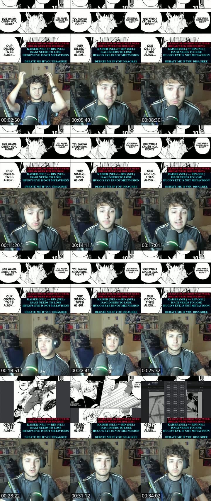 BLUE LOCK DEBATE STREAM
