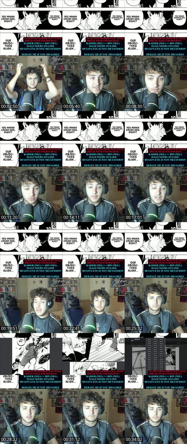 Past TikTok live: BLUE LOCK DEBATE STREAM by @aerosassain