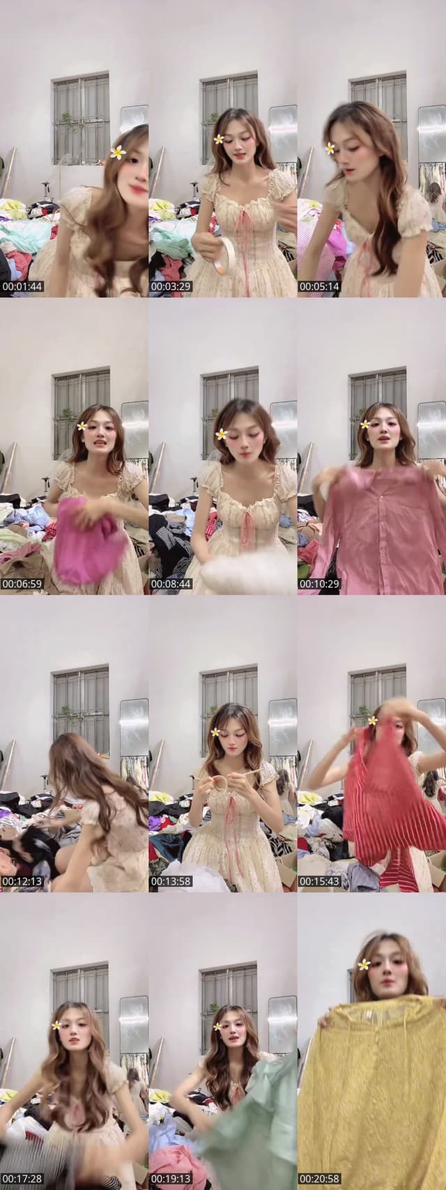 TikTok live: Hàng tuyển thô tơ linen từ 19x by @meomeoreview2819