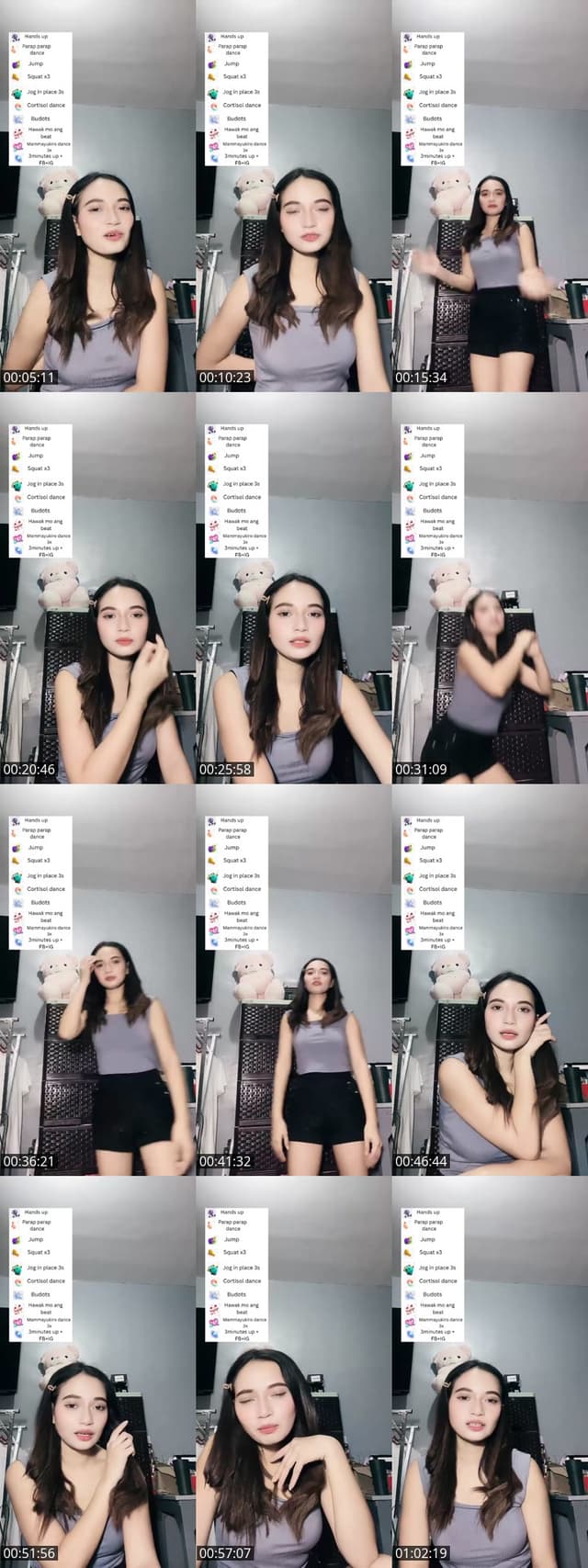 Past TikTok live: Challenge /Tap2x by @biniyellowgirl24
