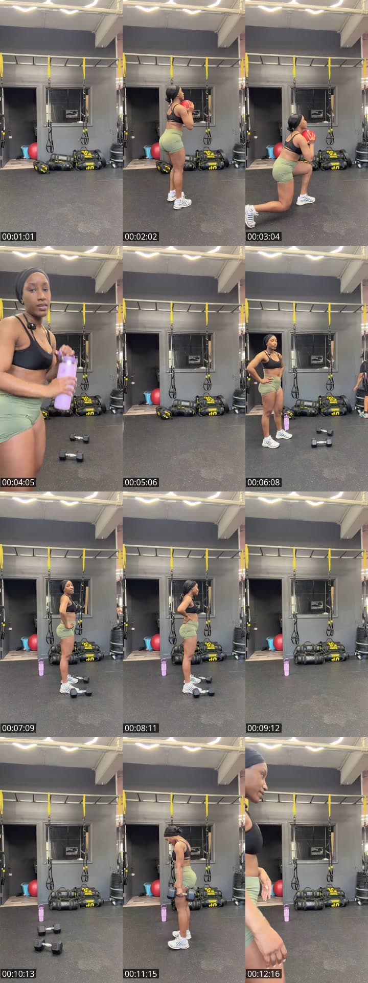 Lower body 7 am workout 💋