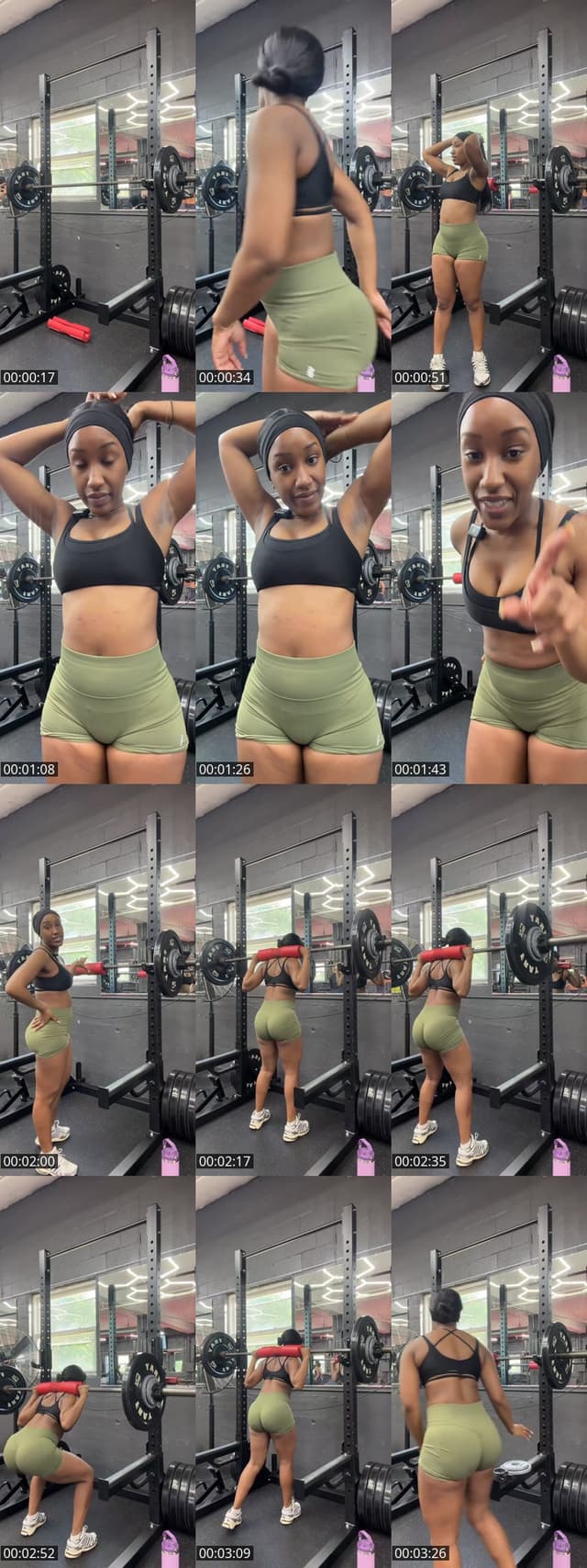 TikTok live: Lower body 7 am workout 💋 by @tinaturttle