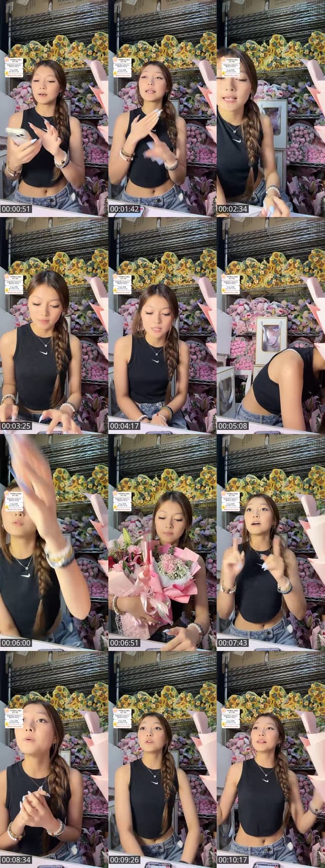 TikTok live: Fresh Flower Sales Mothers Day by @flowershopsg