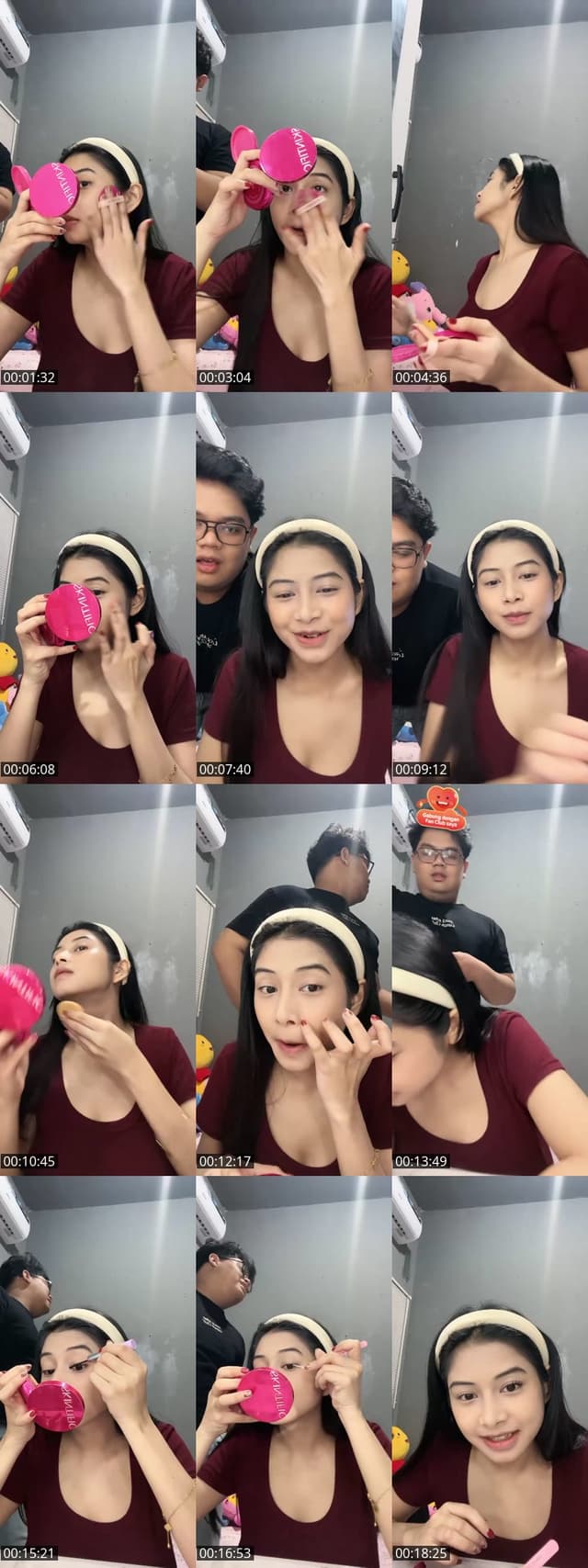TikTok live: grwm by @starrybearyy