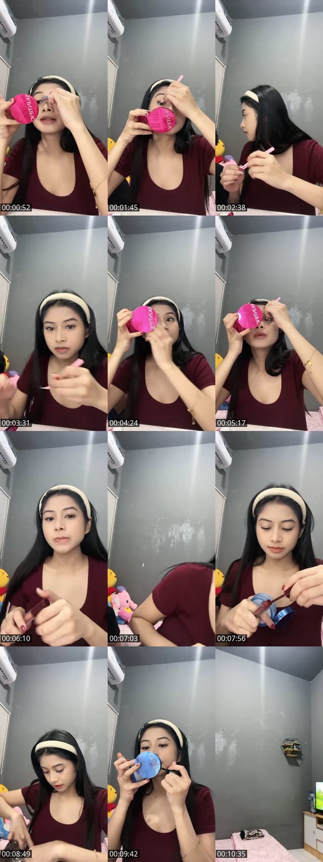 TikTok live: grwm by @starrybearyy