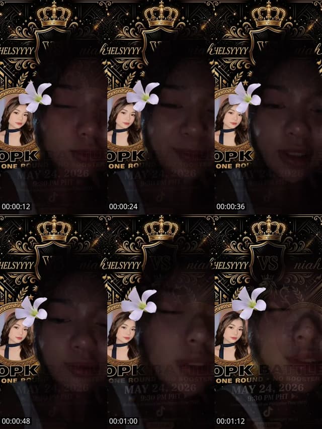 Past TikTok live: Opk Bttle(may 24, 9pma-Pht) by @niahgrrr_on_ig