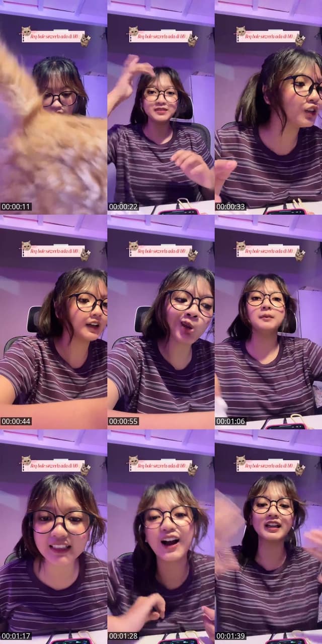 TikTok live: nyanyi request bolee bgtt!💗 by @urlion