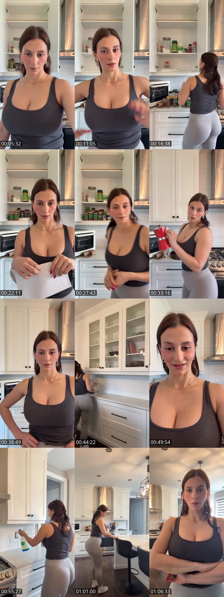 in the kitchen