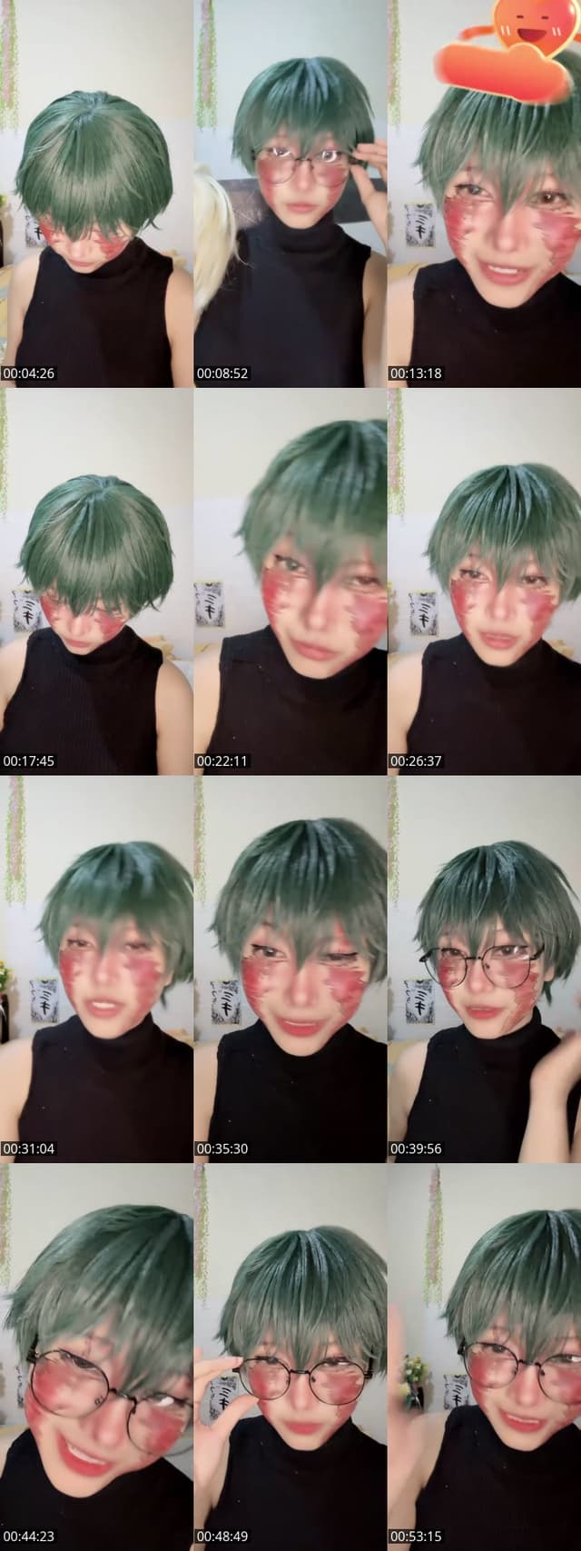 TikTok live: Maki gosonk || FAKE BLOOD! by @mimiroraring