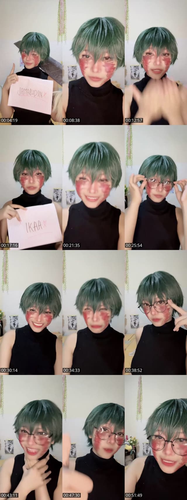 TikTok live: Maki gosonk || FAKE BLOOD! by @mimiroraring