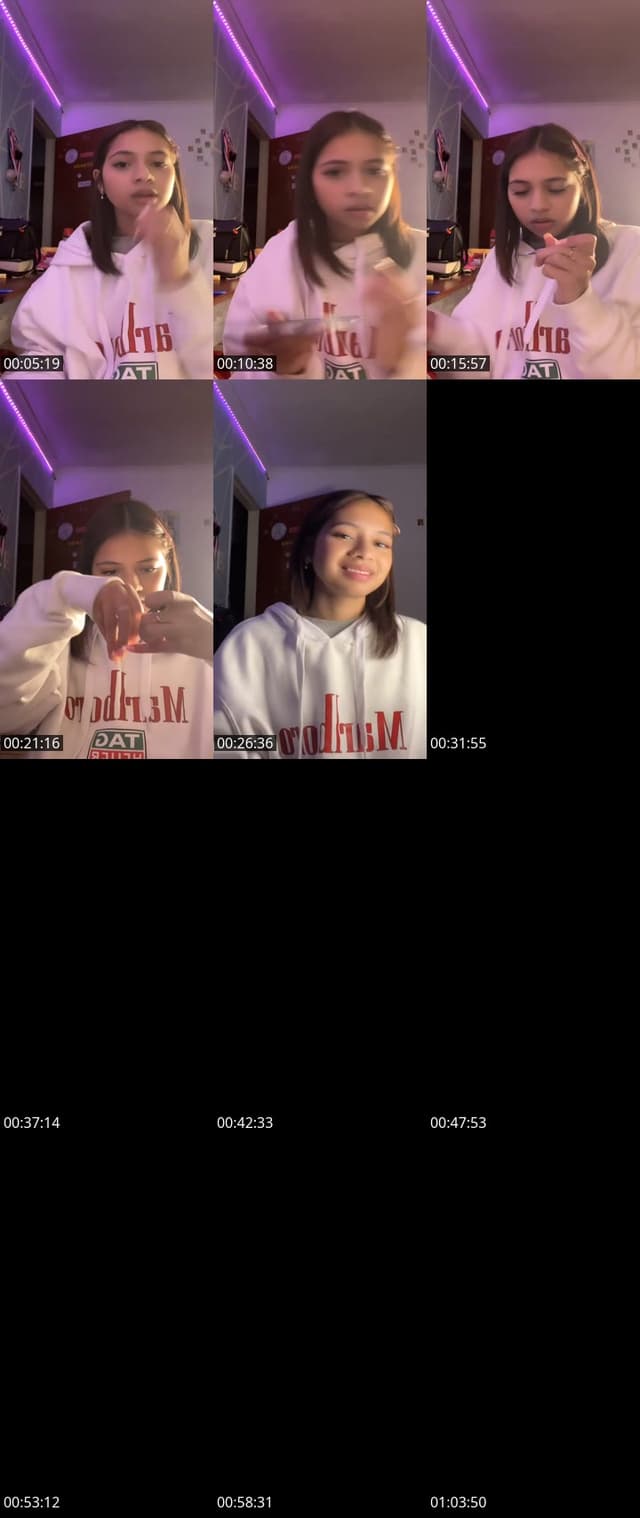 Past TikTok live: nothing but yapping💋 by @just_farzaana