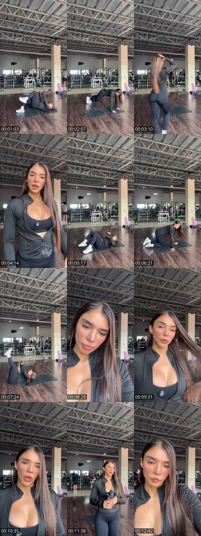 Past TikTok live: Acompáñame al gym💕💪 by @giss_carias