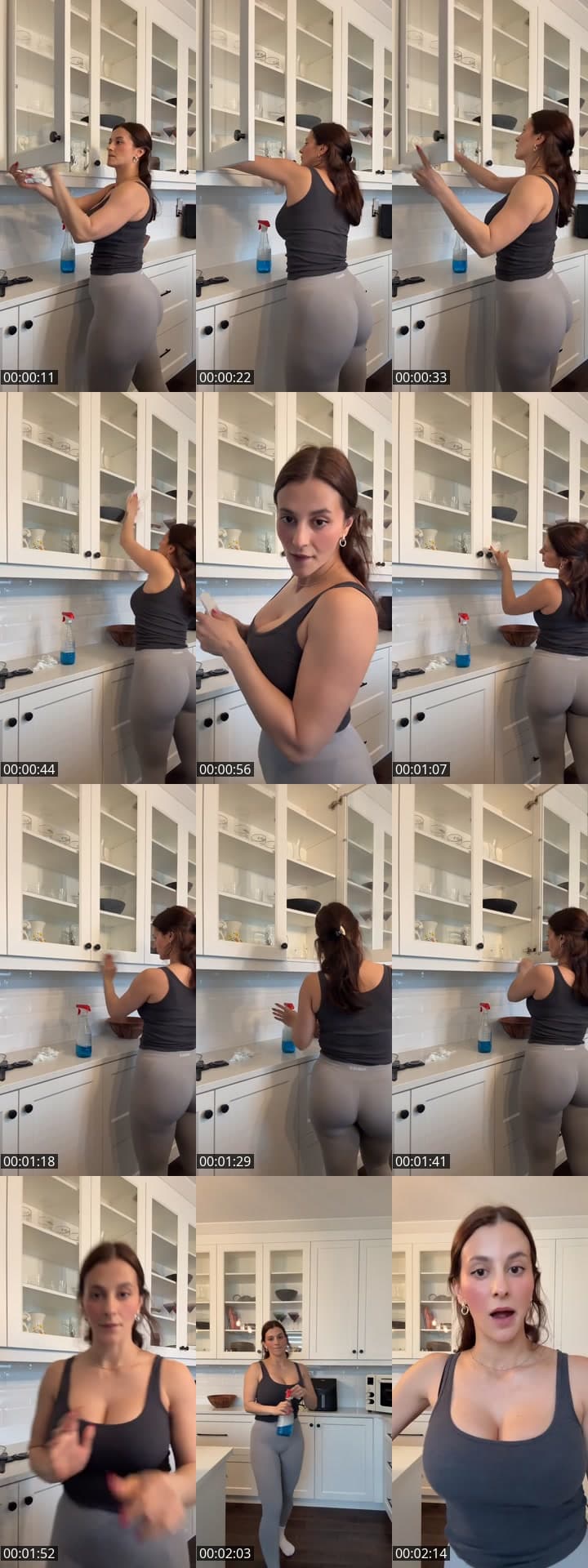 in the kitchen