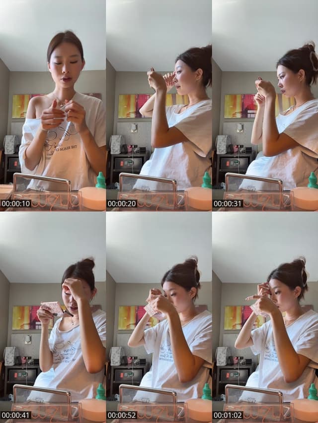 TikTok live: grwm photoshoot by @camyyangg