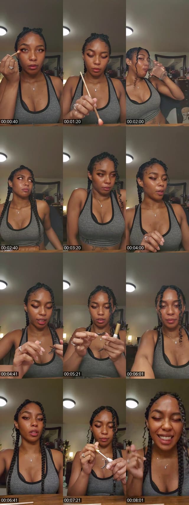 TikTok live: GRWM! Twitch  workout💪🏿🥵 by @blasiansugarburps
