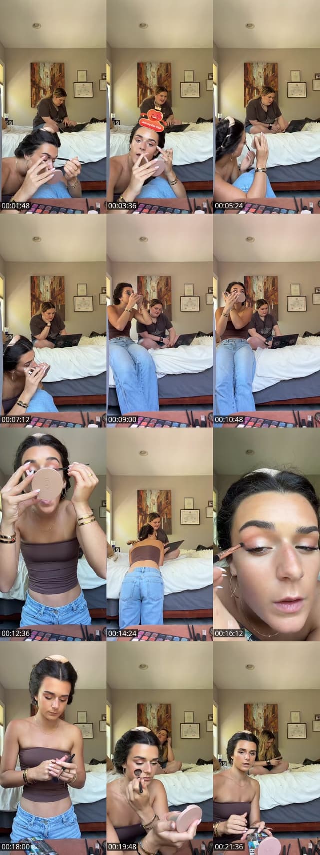 TikTok live: Chatting before photoshoot💕 by @meganoccorso_