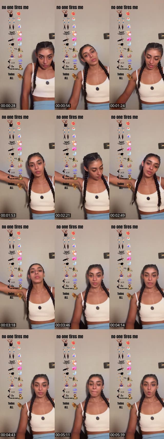 Past TikTok live: no one tires me by @moana_santos00