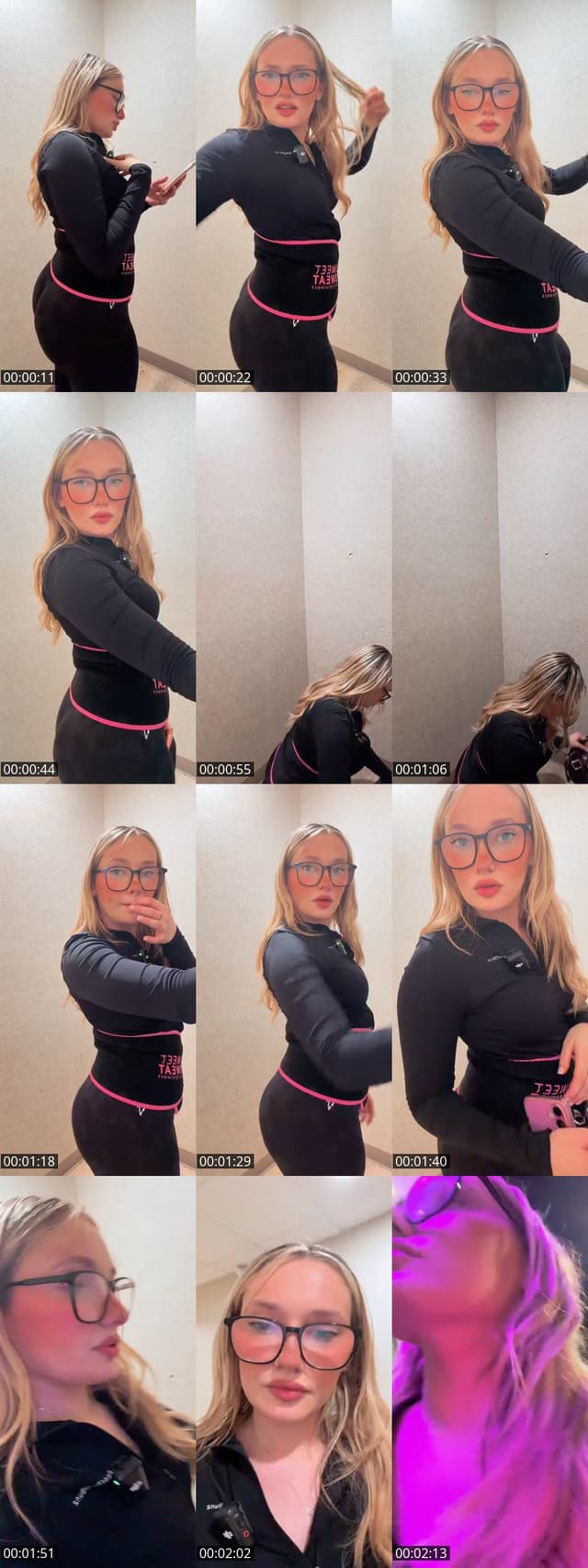 TikTok live: come workout w me 🩷 by @onlyrosexoxo