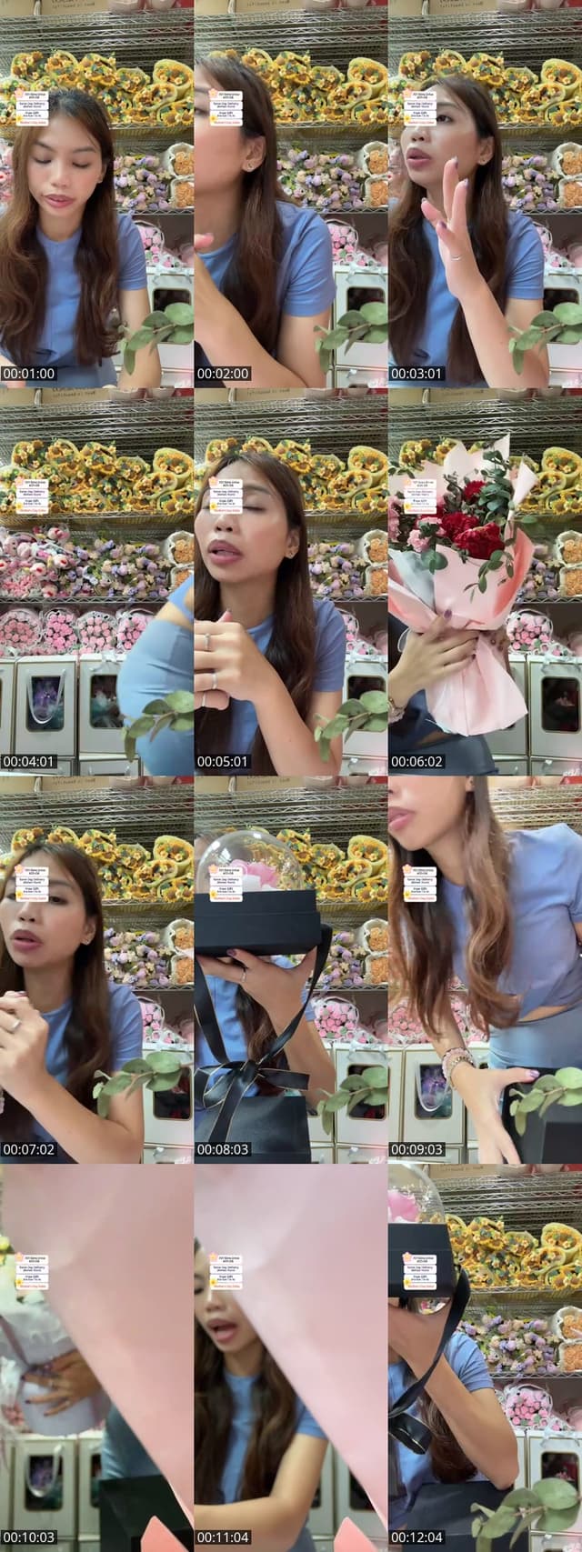 TikTok live: Fresh Flower Sales Mothers Day by @flowershopsg