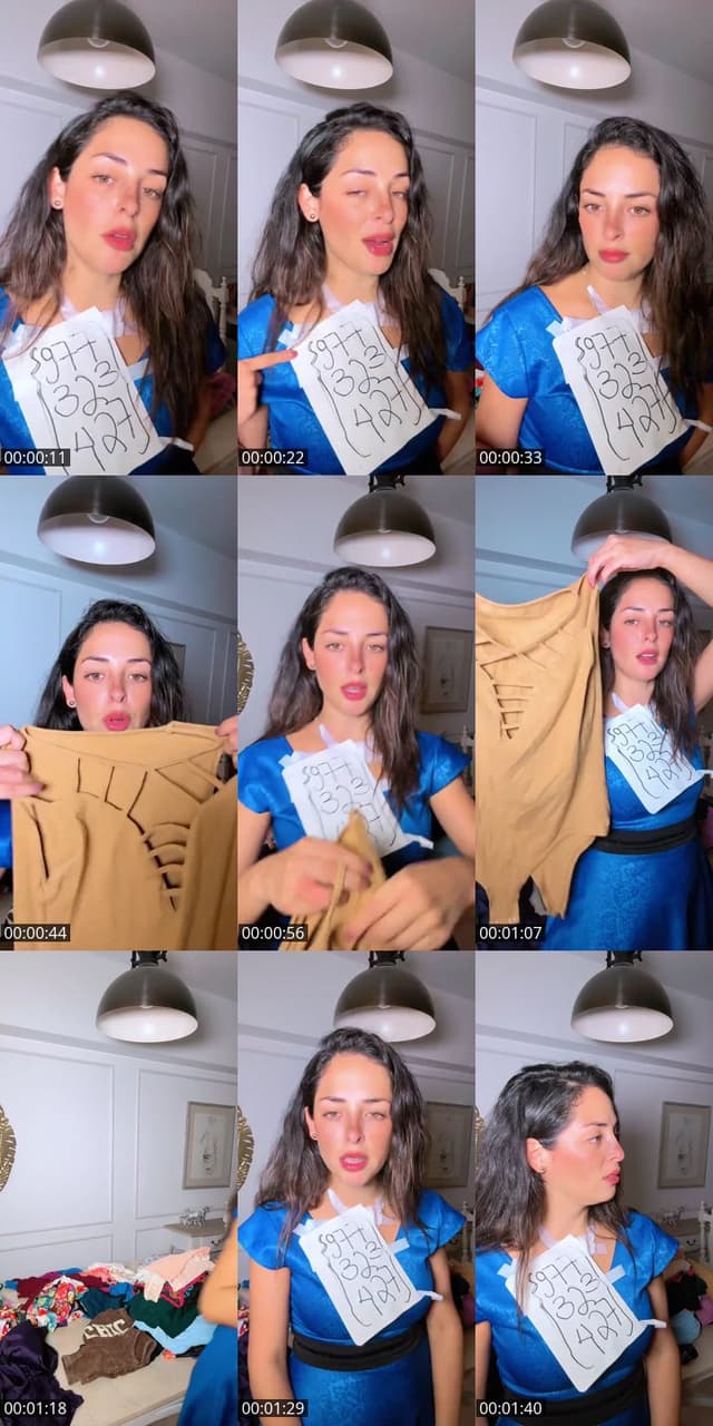 Past TikTok live: Closet sale!!!! ❤️ by @andreitaluna1902