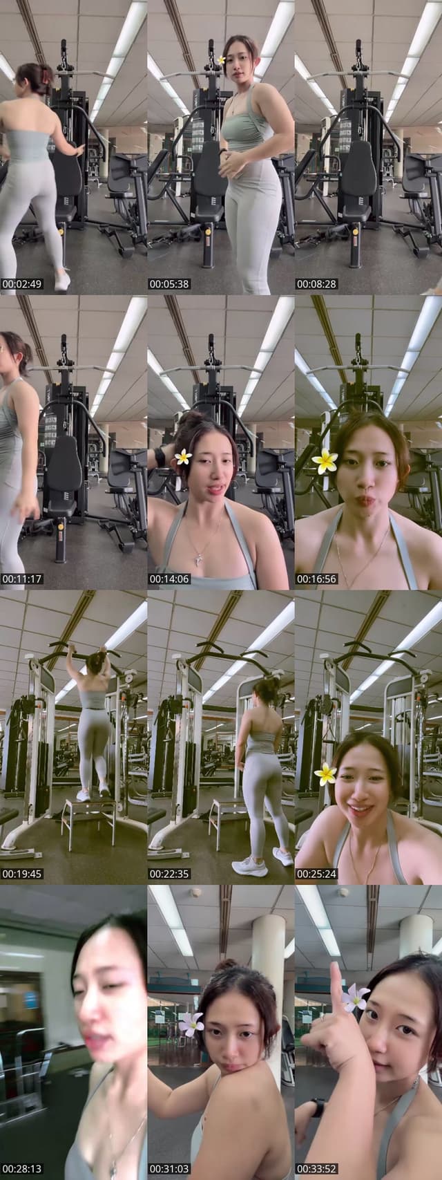 TikTok live: Temnin gym 😚 by @bebih_natth