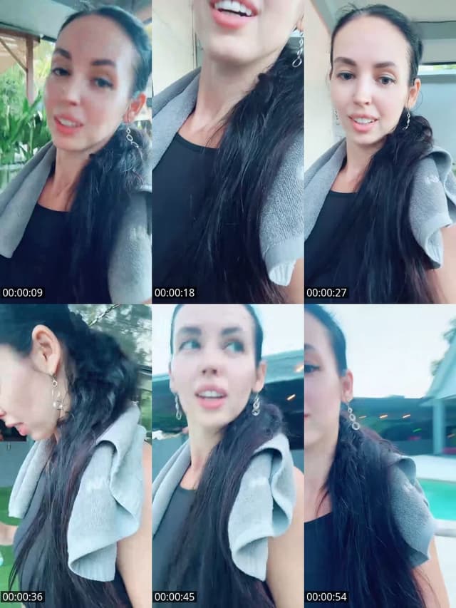 TikTok live: Gym time by @goddesslavitabella