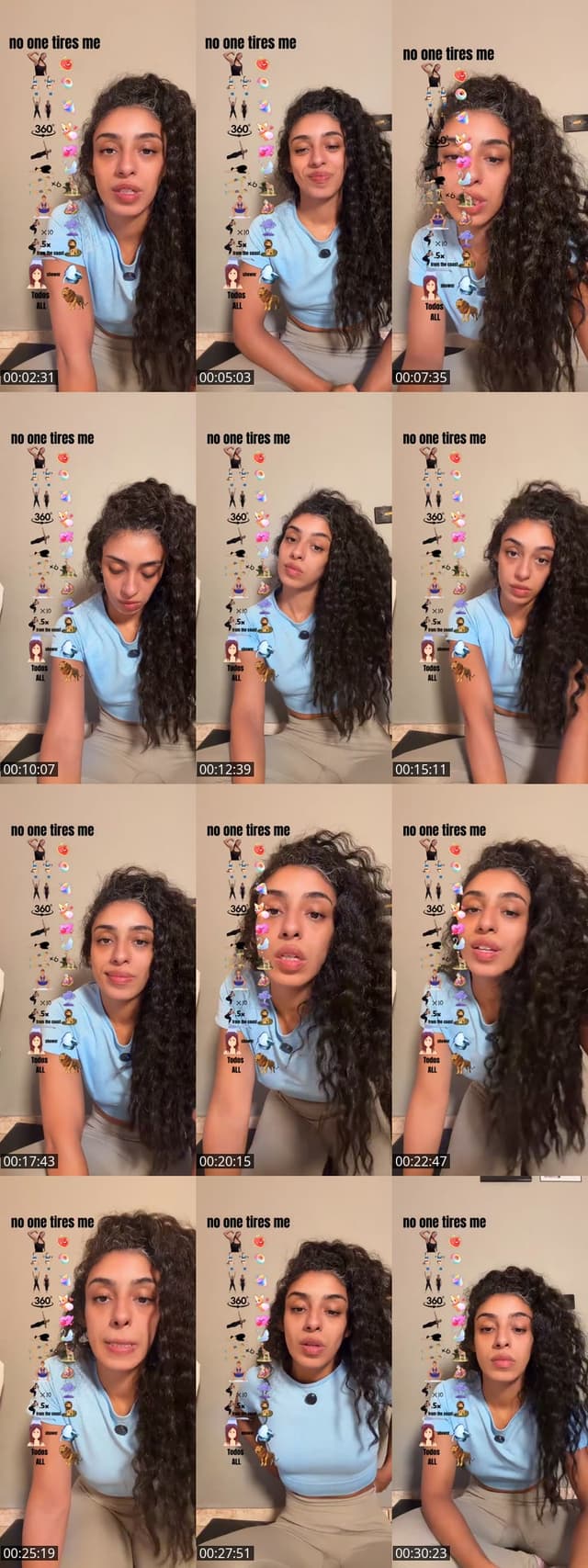 Past TikTok live: no one tires me by @moana_santos00