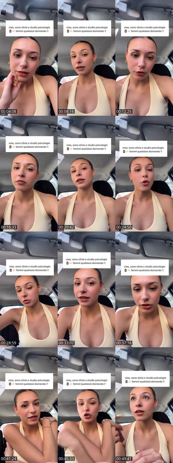 @silviaamongioi TikTok live stream