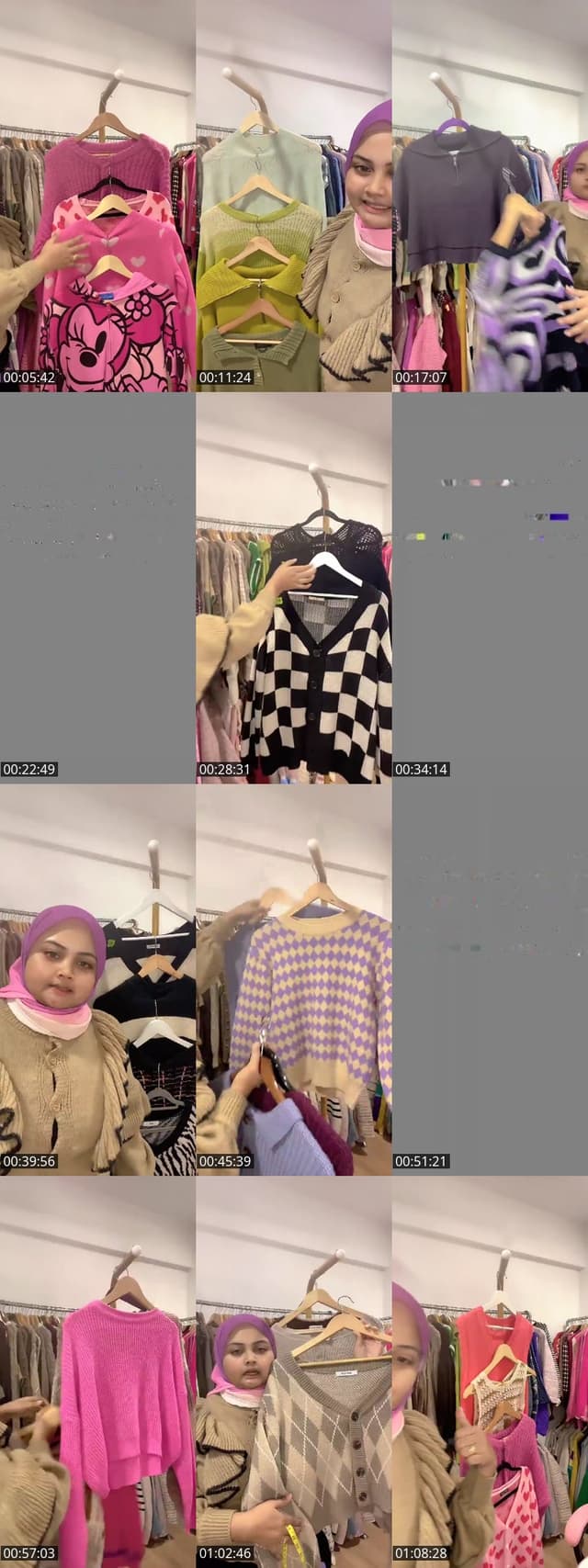TikTok live: Knitwear perimiyumm 😘 by @minimolisss_thrift