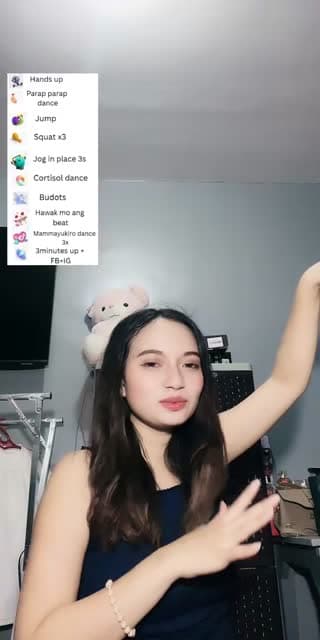 TikTok live: Challenge/Tap2x by @biniyellowgirl24
