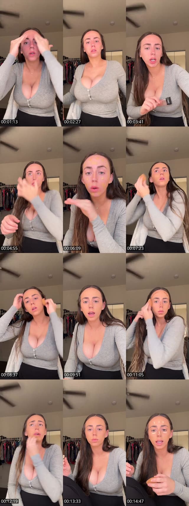 TikTok live: grwm come talk to me by @meganpetrulak