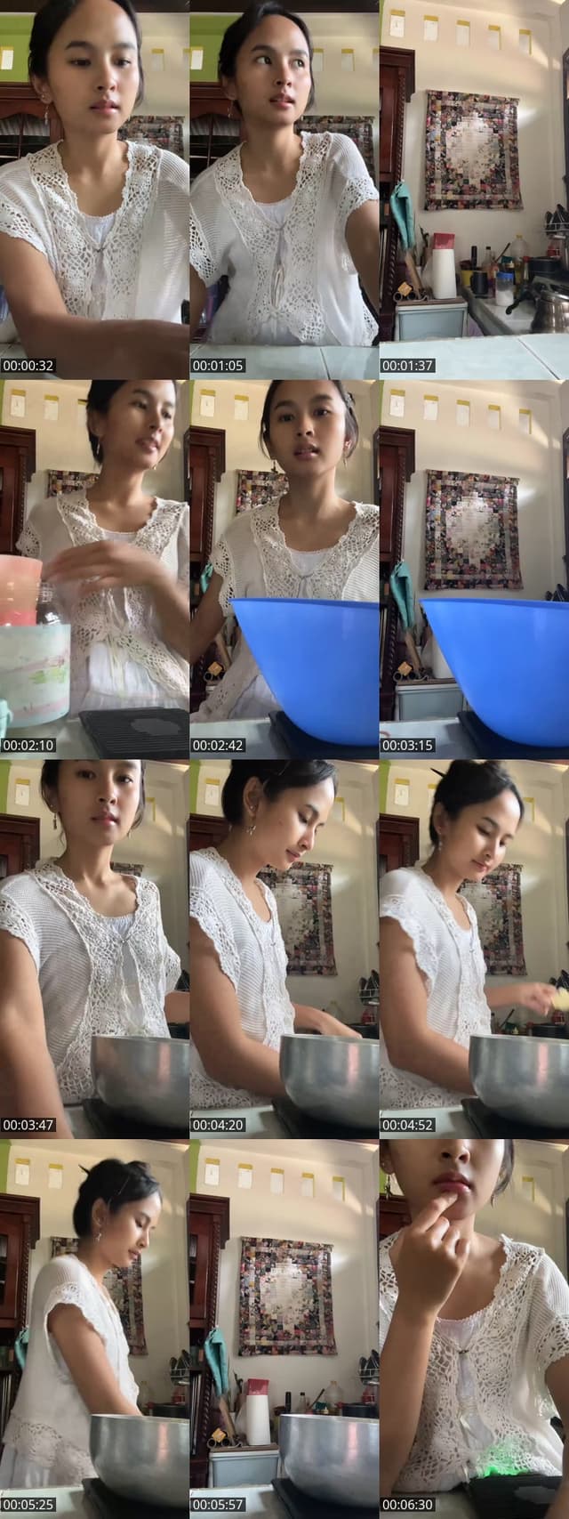 TikTok live: Come bake totoro cookies with m by @cosmiceiling