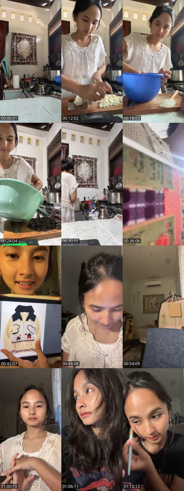TikTok live: Come bake totoro cookies with m by @cosmiceiling
