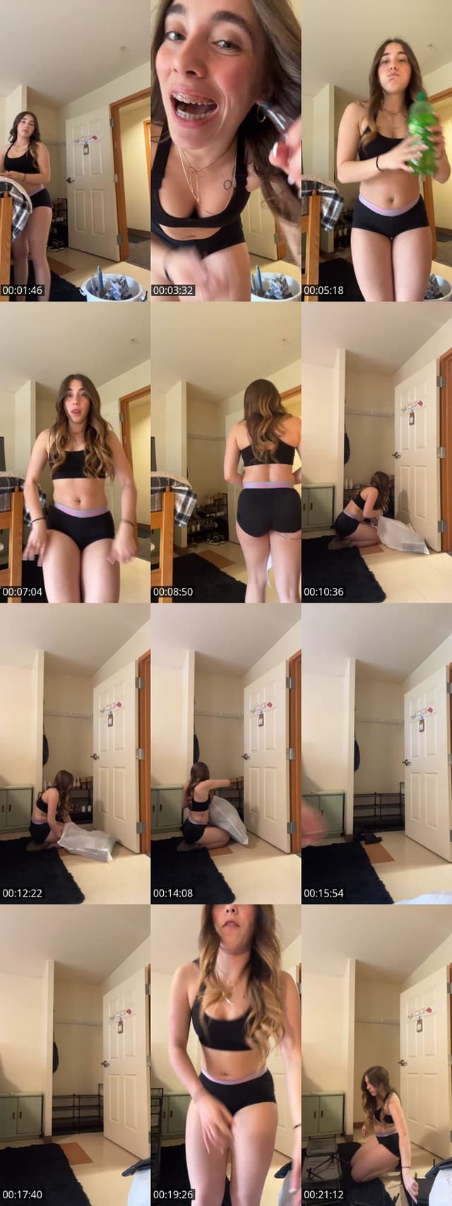 TikTok live: Im 21😇, come pack w me by @leilad420