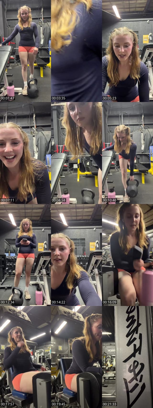 Past TikTok live: Workout- Leg Day by @paigewithapeach