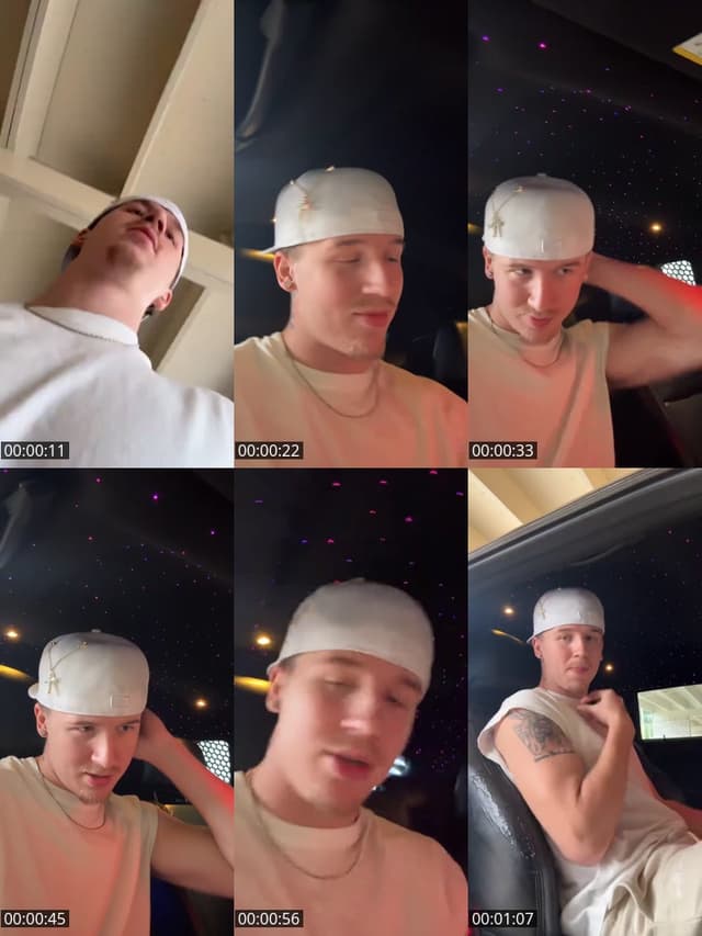 TikTok live: gift gallery spot for a kiss by @tylernoliar