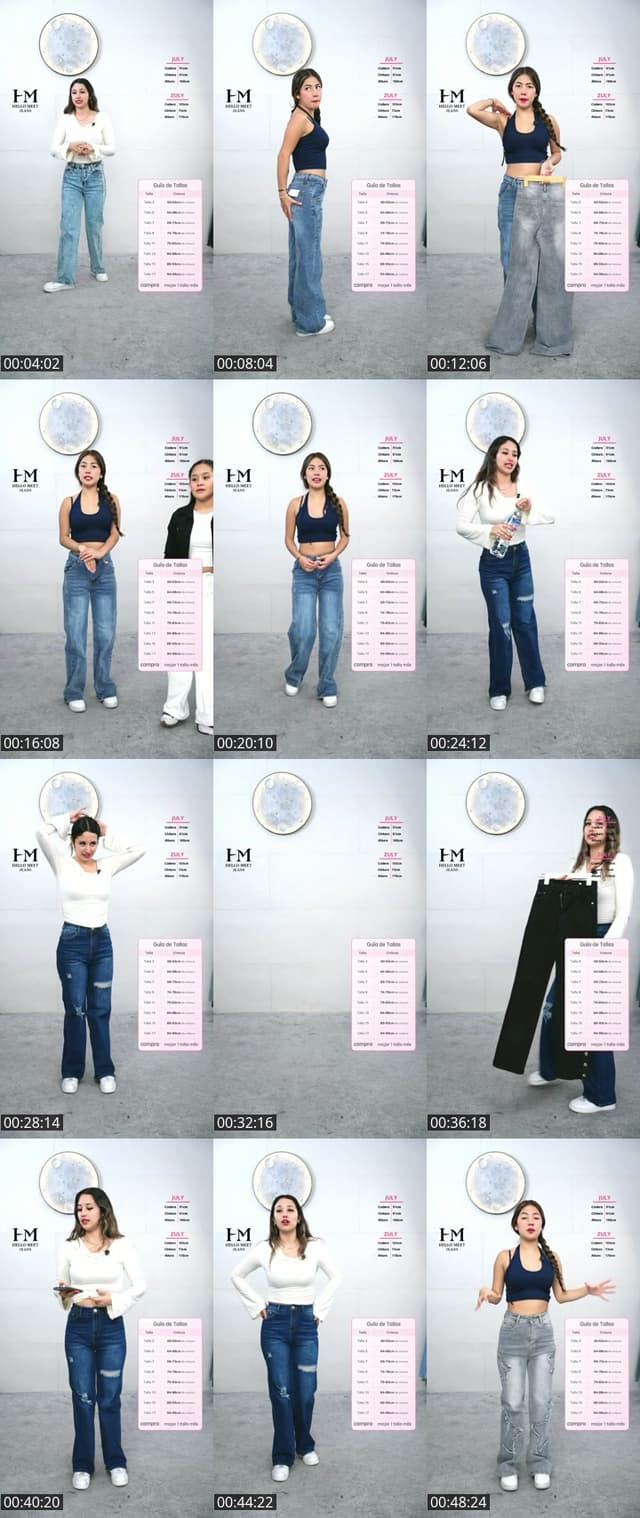 TikTok live: Especial de pantalones 🔥 by @hellomeet_jeans