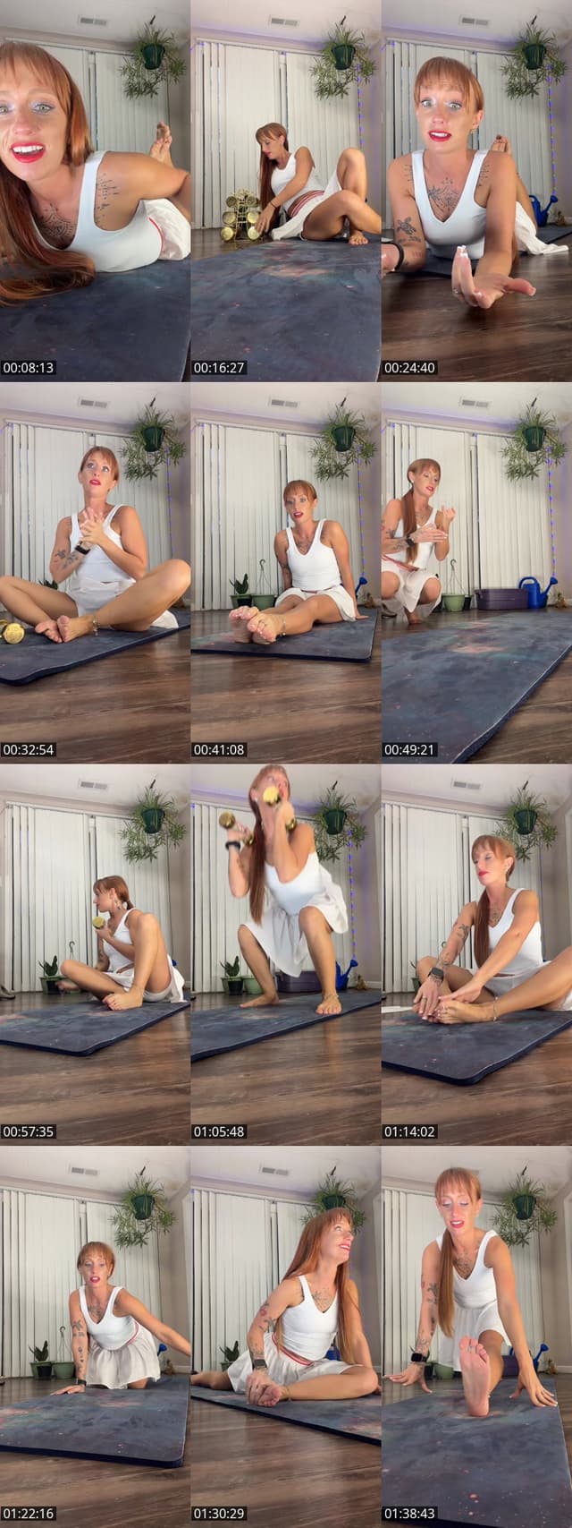 TikTok live: GLAM up! 👠 💋{corepilates} by @gingerfoot34