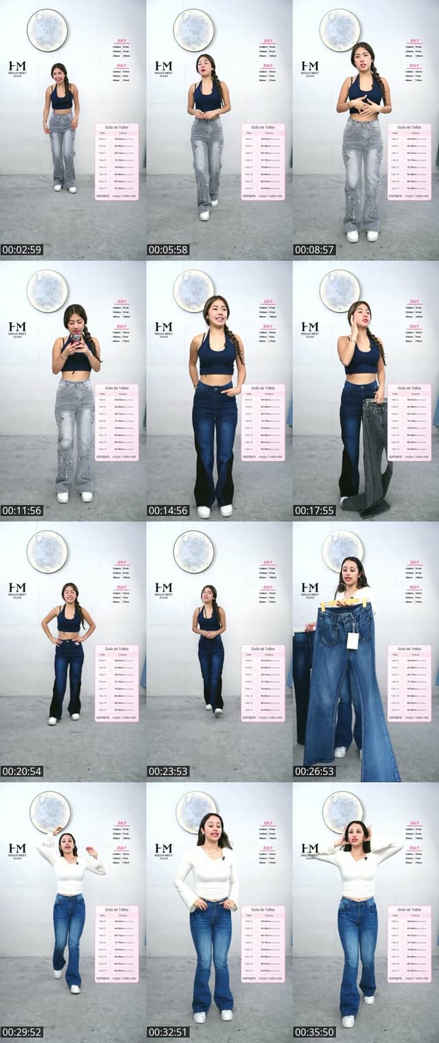 TikTok live: Especial de pantalones 🔥 by @hellomeet_jeans