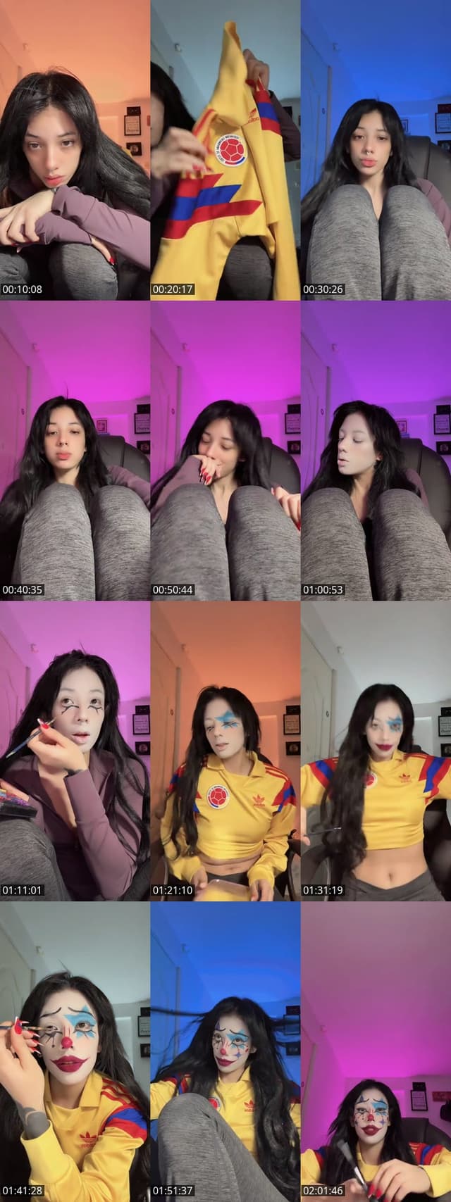 TikTok live: 2🤡🇨🇳🇺🇸🇨🇴🇩🇪 by @laclownesa