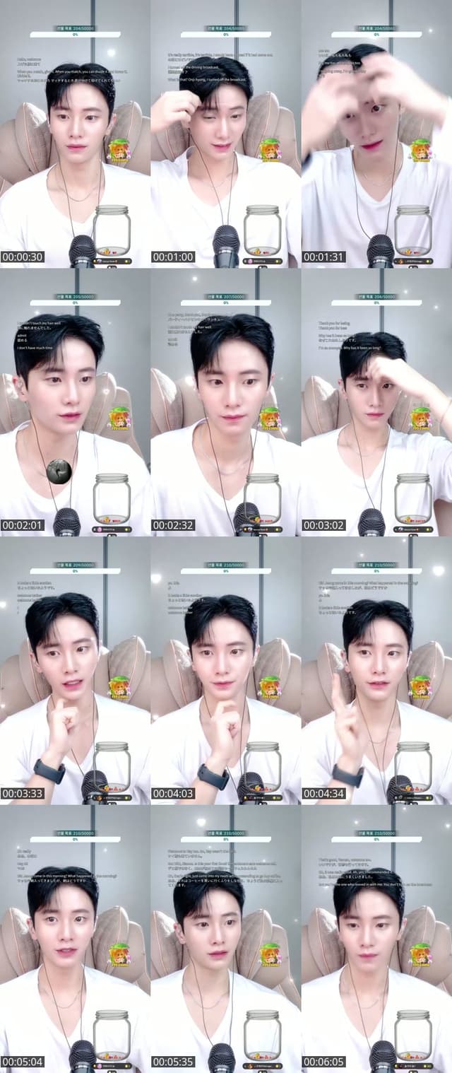 TikTok live: Will you be like family to me? by @kangmin_son