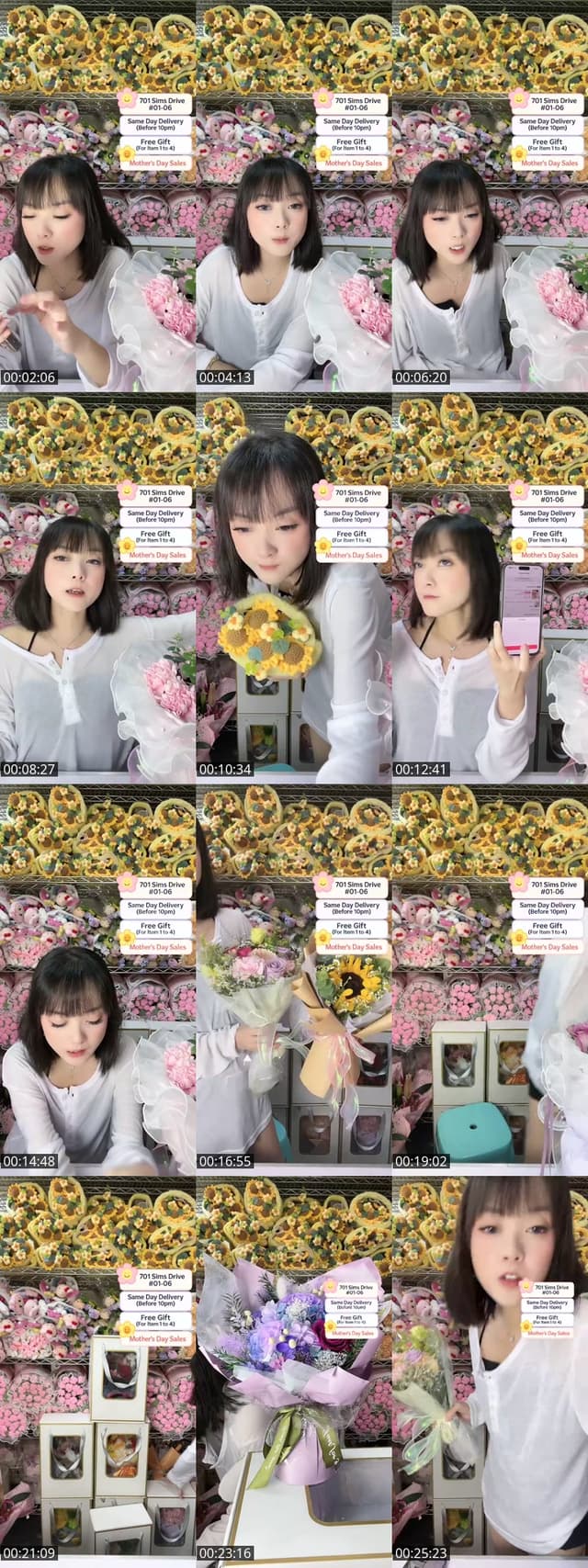 TikTok live: Flowers Sales Mothers Day! by @flowersuppliersg