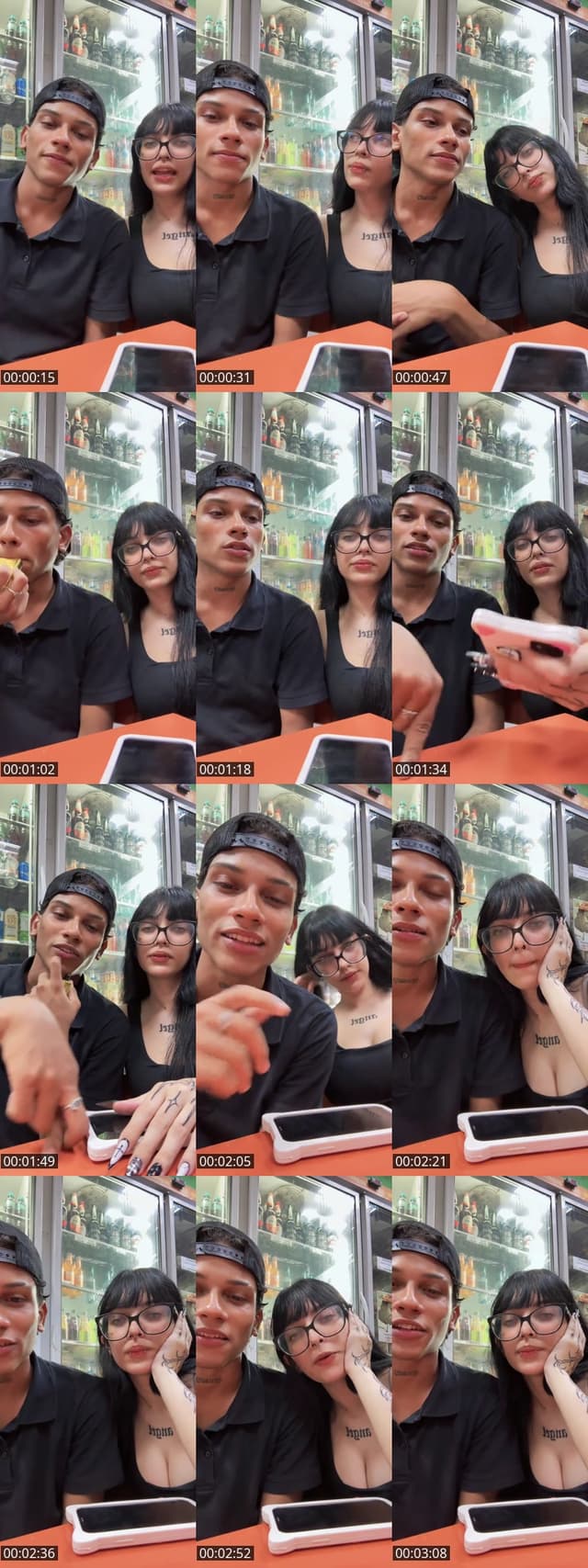 TikTok live: live com a net ruim na rua by @fabyzxy_