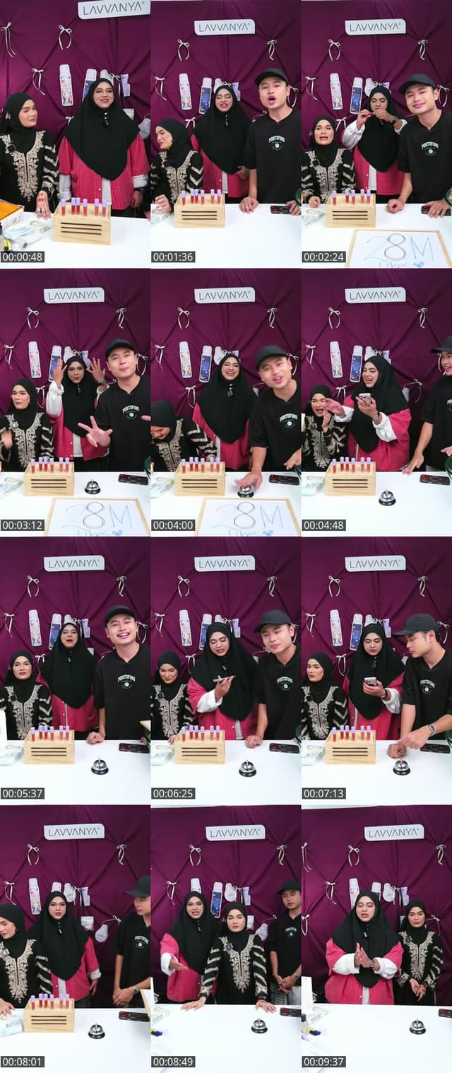 TikTok live: Aish makeup Harszan w Lavvanya ✨ by @lavvanyabeauty