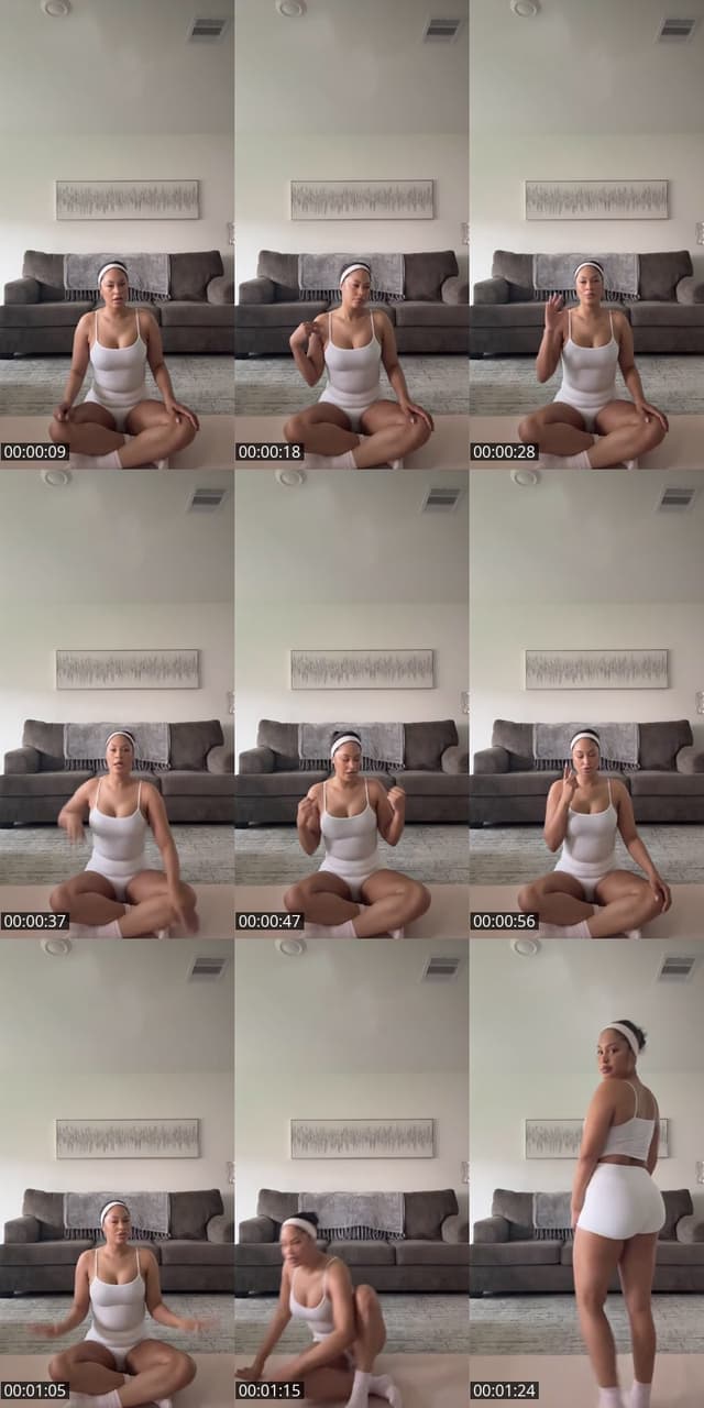 TikTok live: Yoga🦢🤍🎂 by @theofficialdreamgirl