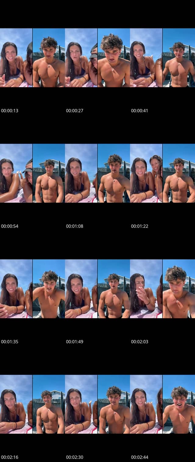 TikTok live: BEACH WITH ME by @mariatenielsen