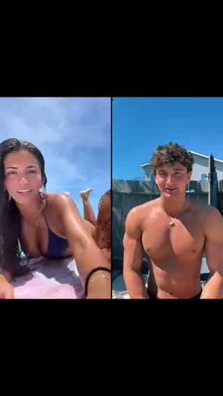 TikTok live: BEACH WITH ME by @mariatenielsen